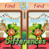 Search and find the 5 differences